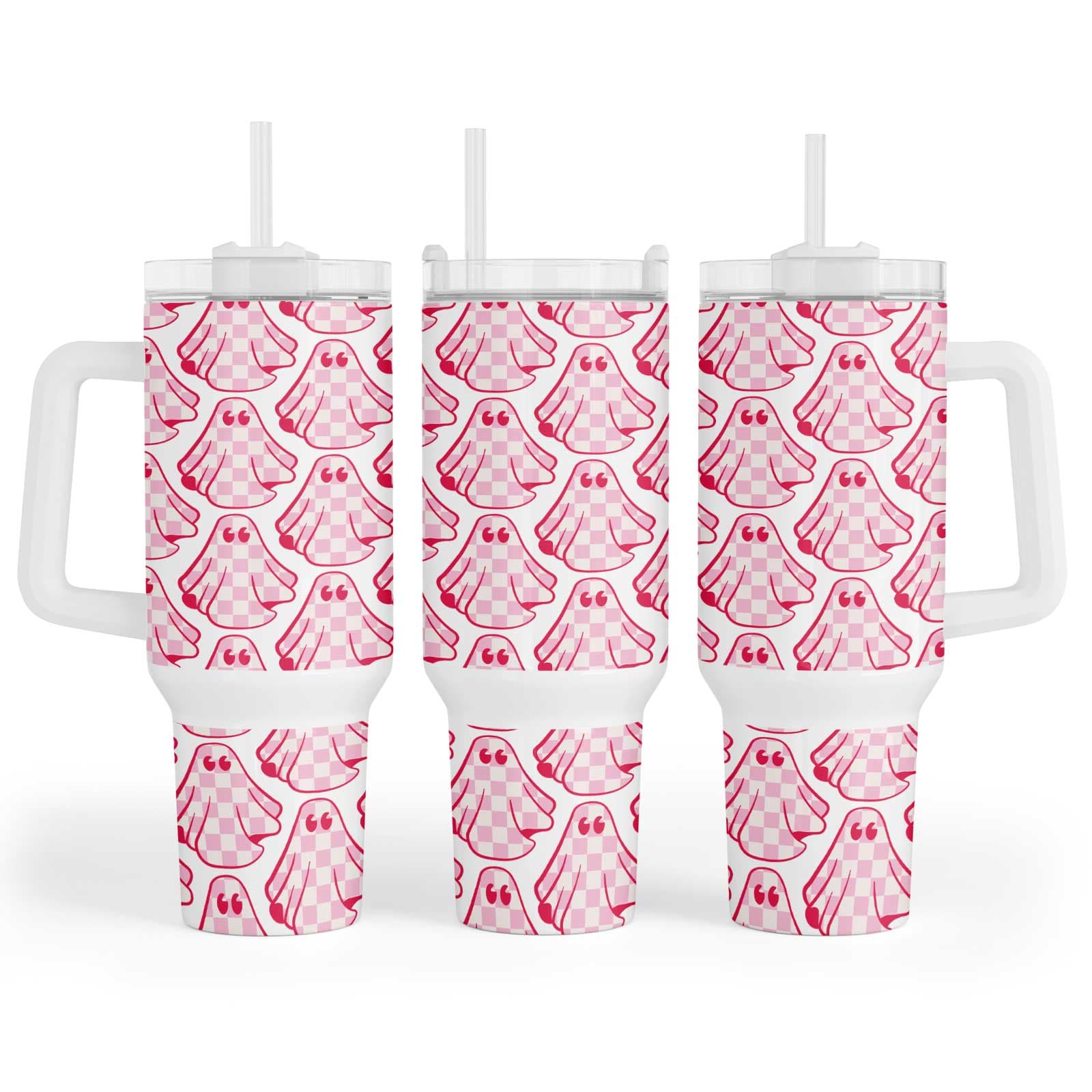 Checquered Ghost - 40oz Maxi Cup